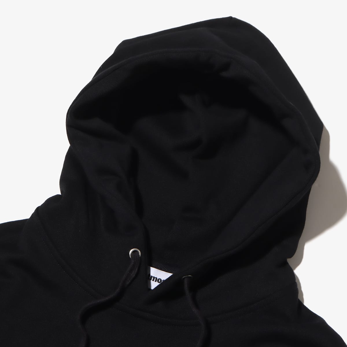 atmos Embroidery Classic Logo Hooded Sweatshirt BLACKの画像