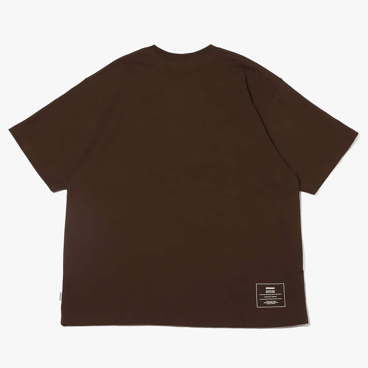 atmos PATCH LOGO T-Shirts BROWNの画像