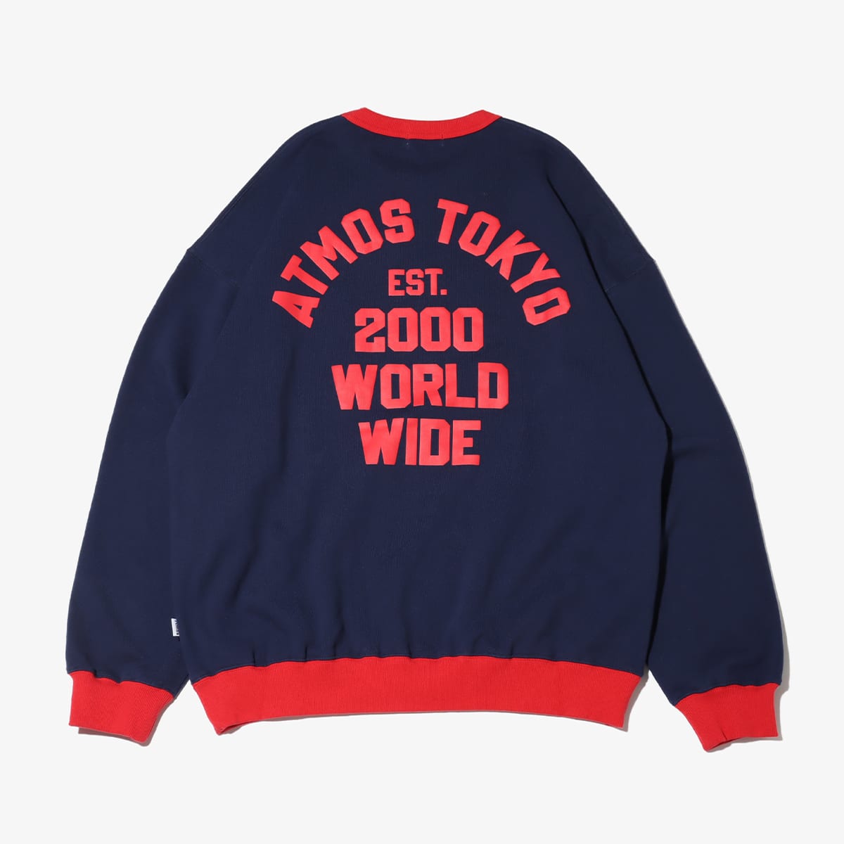 atmos Ringer Sweatshirt NAVYの画像