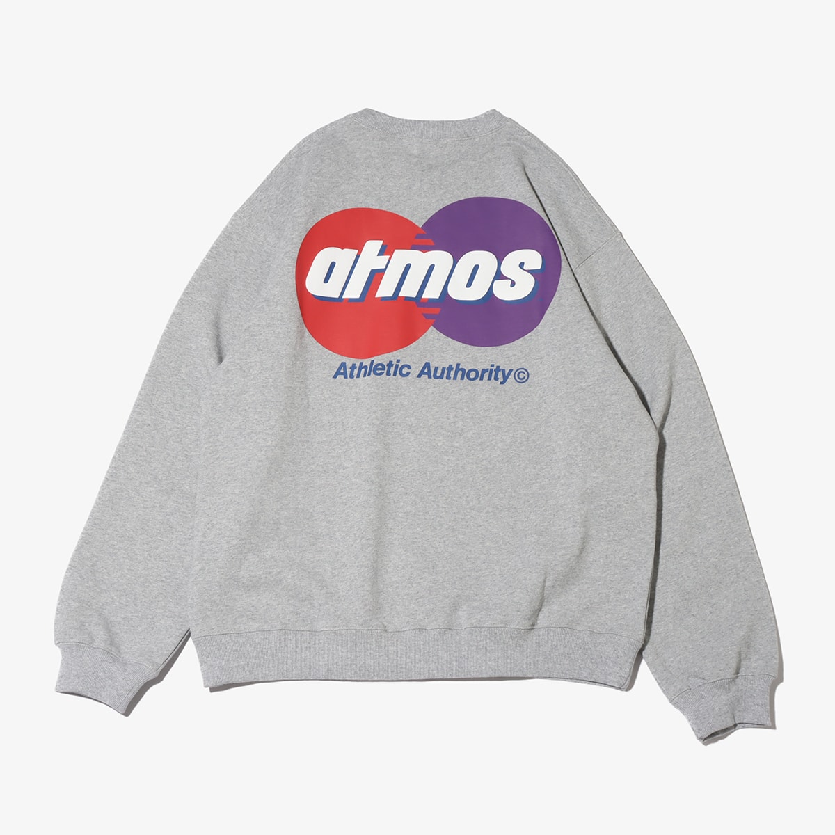 atmos Circle Logo Crewneck Sweatshirt GRAYの画像