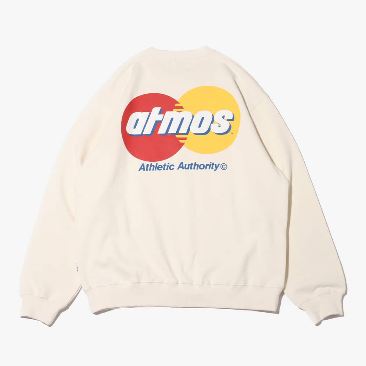 atmos Circle Logo Crewneck Sweatshirt WHITEの画像
