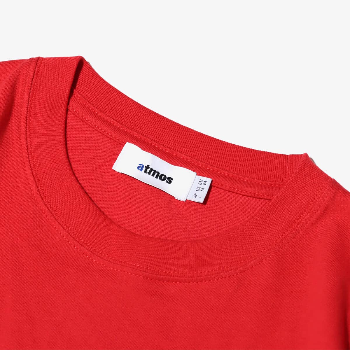 atmos FRONT LOGO T-shirt REDの画像