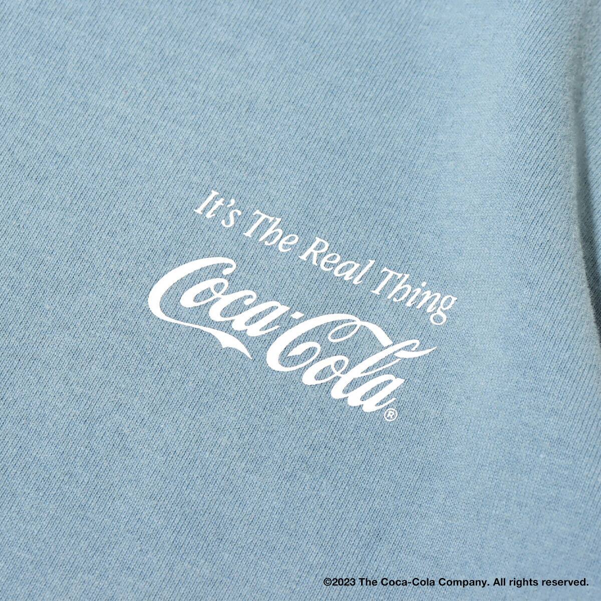 Coca Cola | atmos Metallic Logo T-shirts NAVYの画像