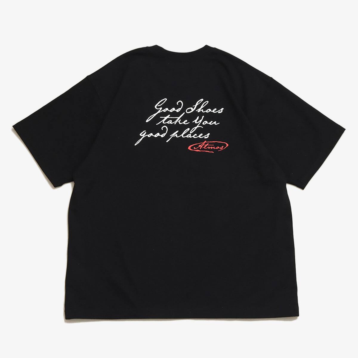 atmos Message Logo T-shirts BLACKの画像