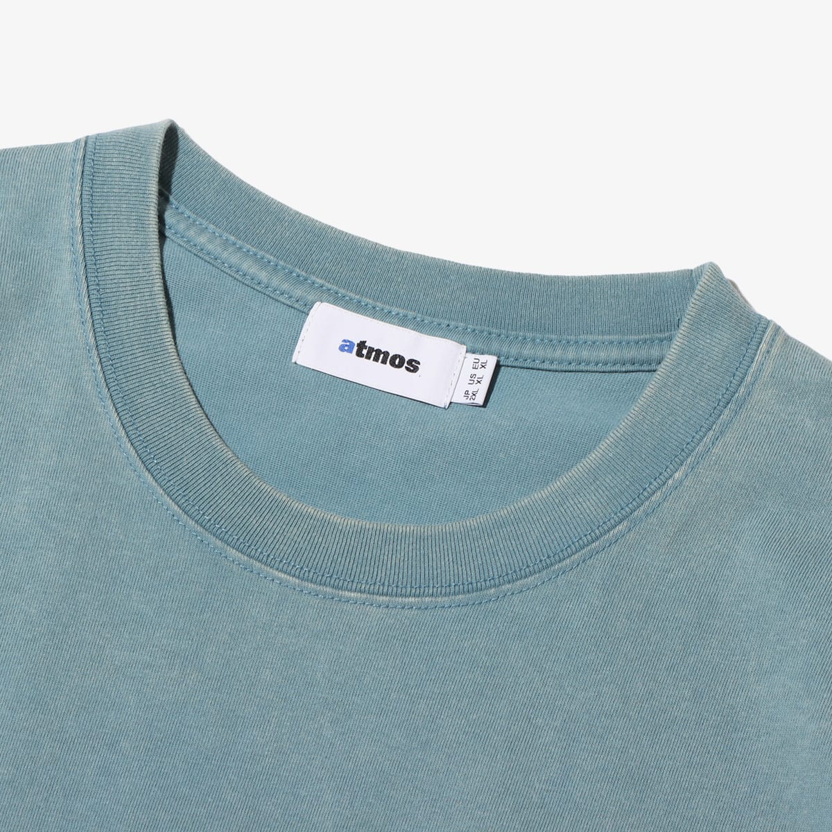 atmos Pigment Dyed T-shirts BLUEの画像