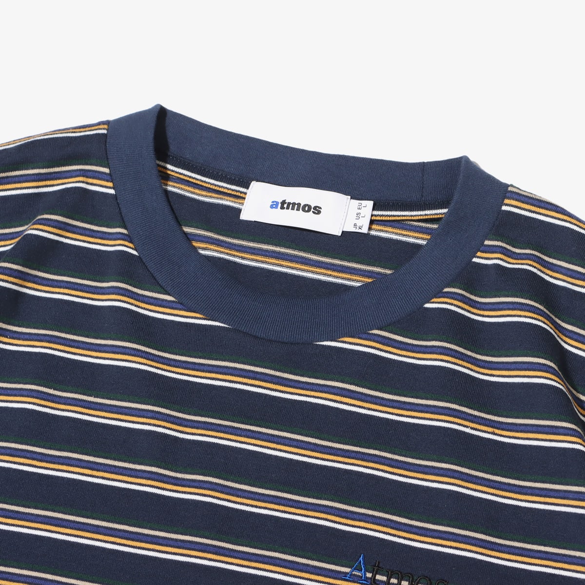 atmos Border T-shirts NAVYの画像
