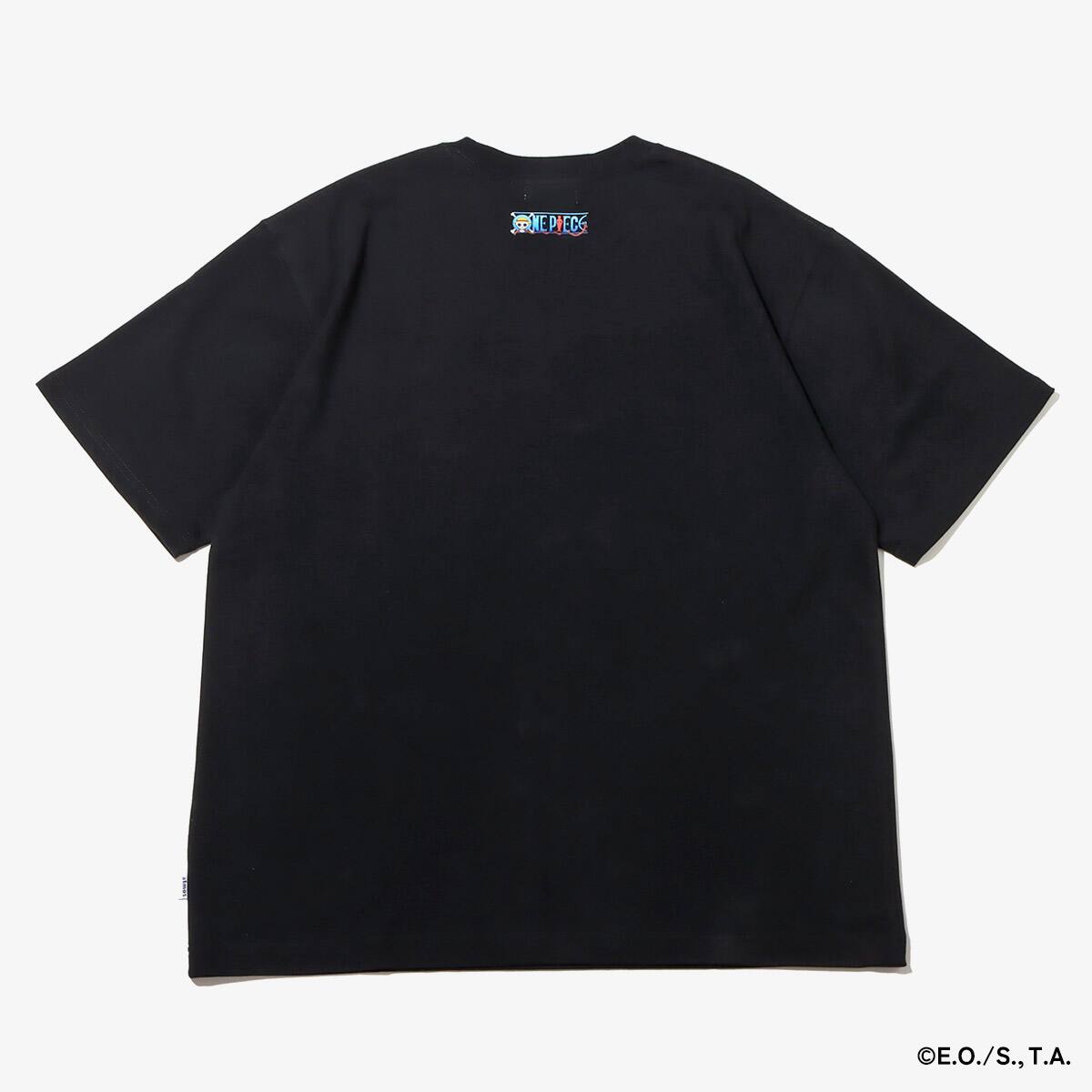 atmos × ONE PIECE WANTED POSTER BOX LOGO T-SHRTS BLACK×MONKEY.D ...
