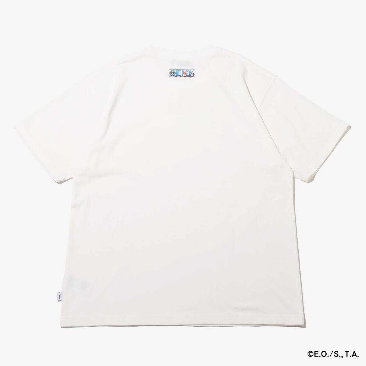 atmos × ONE PIECE WANTED POSTER BOX LOGO T-SHRTS WHITE×KID