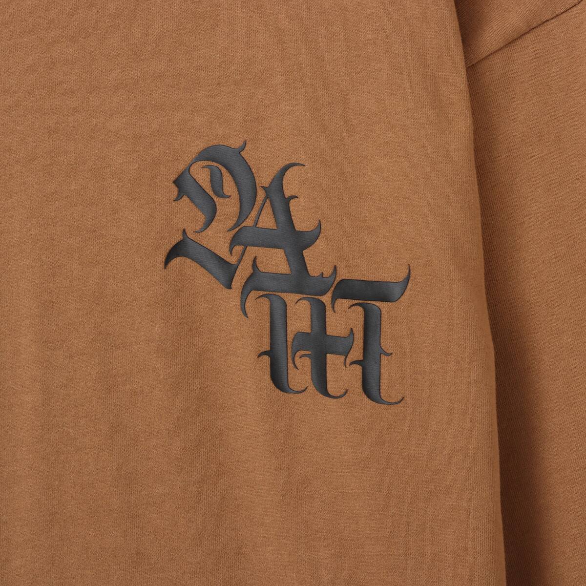 atmos New Old English LS T-Shirt BROWN の画像