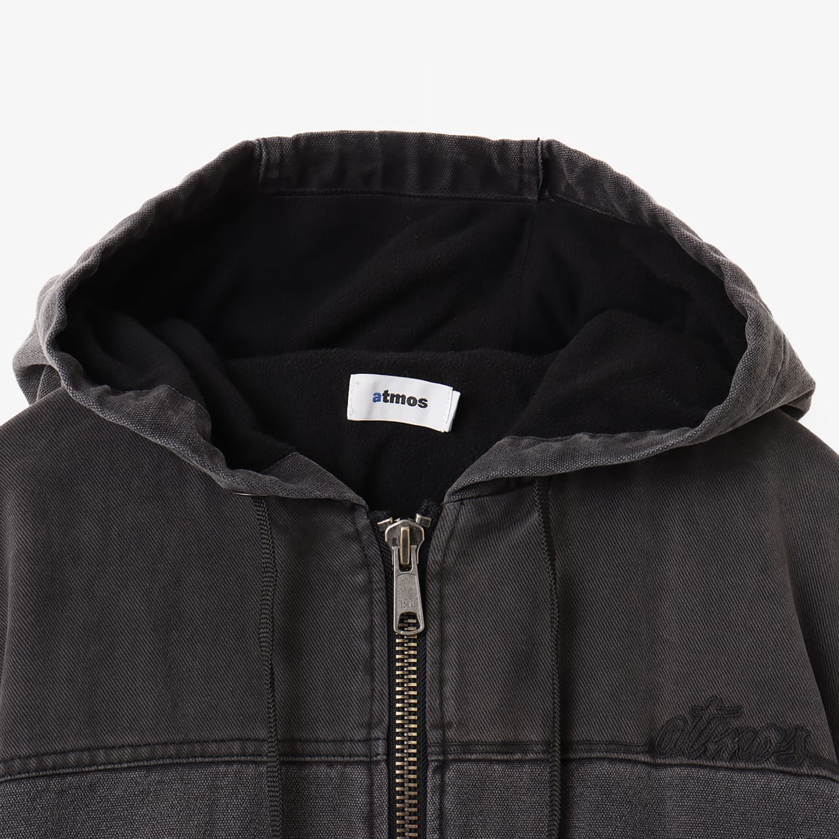 atmos Heavy Duck Zip-Up Work Jacket BLACK（アトモス ヘビー