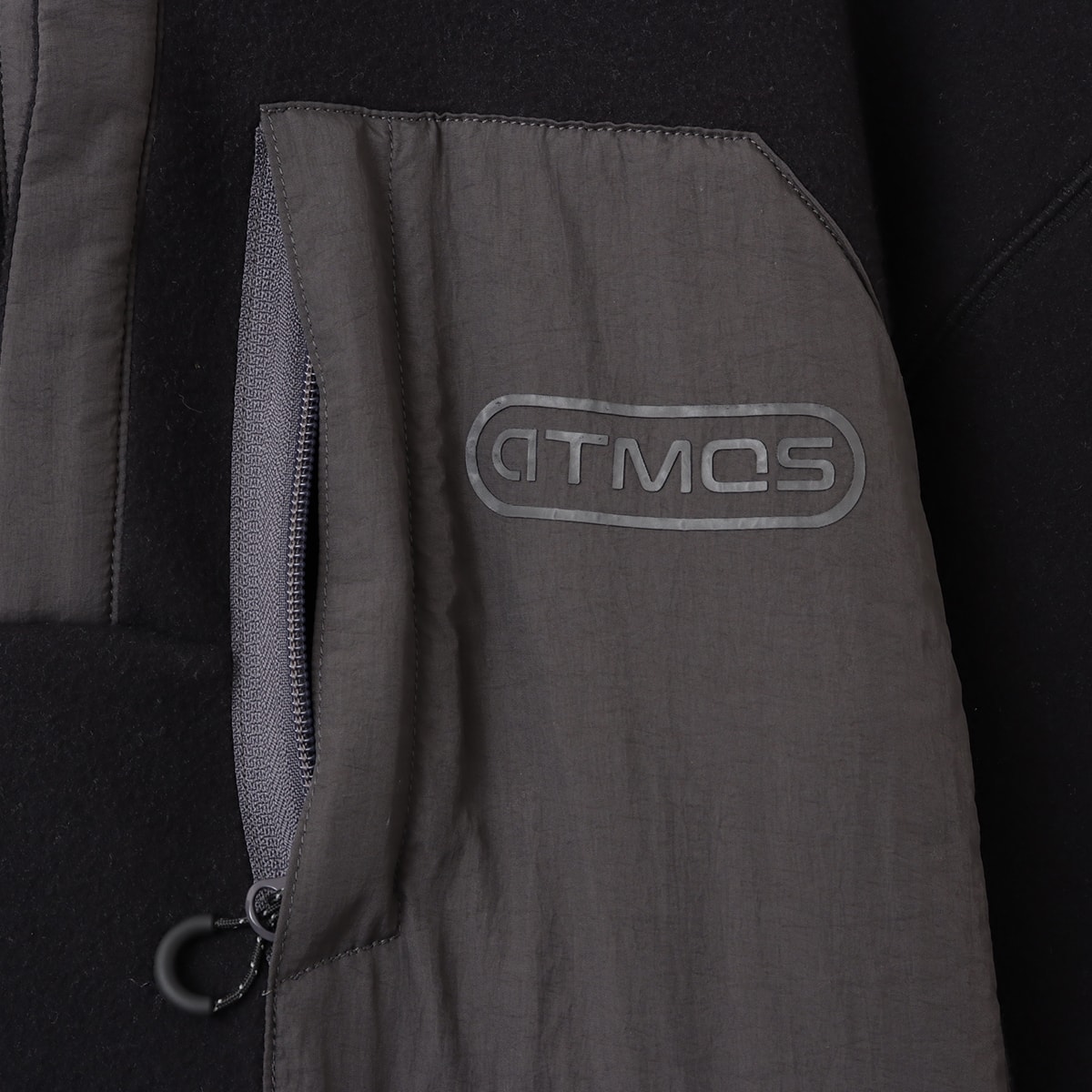 atmos Recycled Heavy Weight Fleece Tops BLACKの画像
