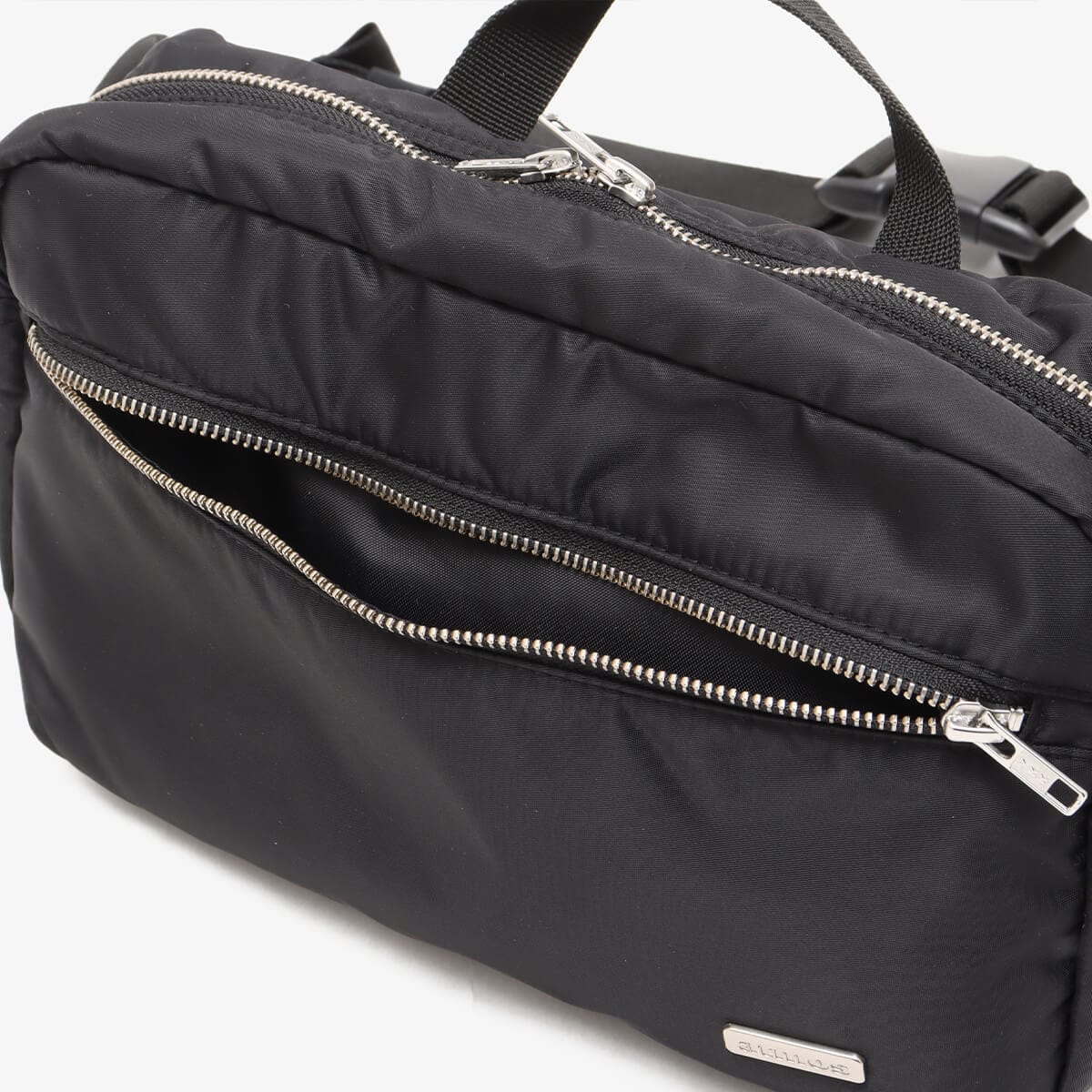 atmos Nylon Twill Waist Bag BLACKの画像