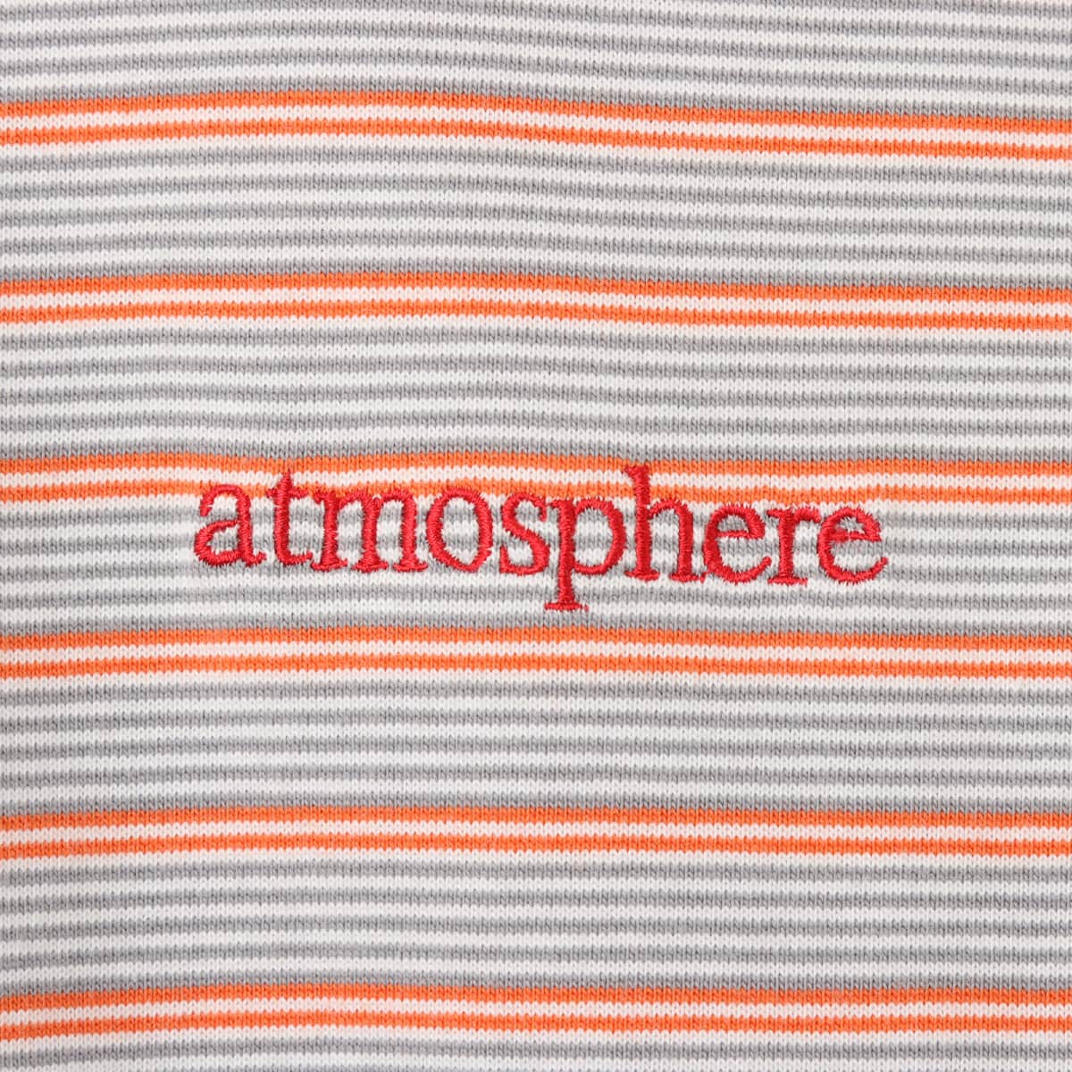 atmos Border Long T-shirt ORANGEの画像