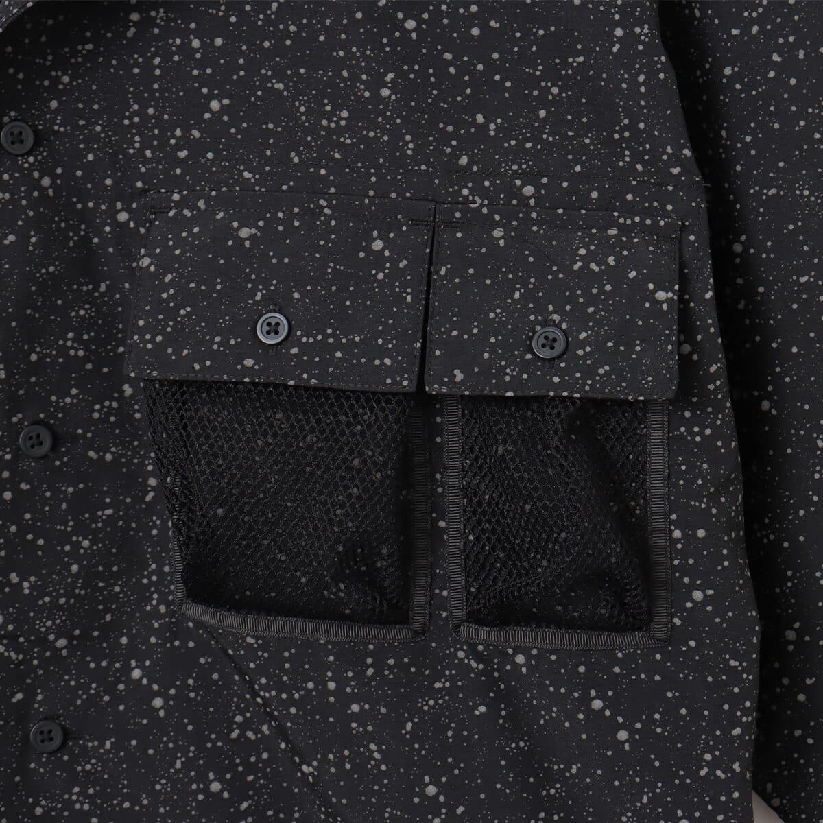 GRIP SWANY x atmos CAMP SHIRT BLACKの画像