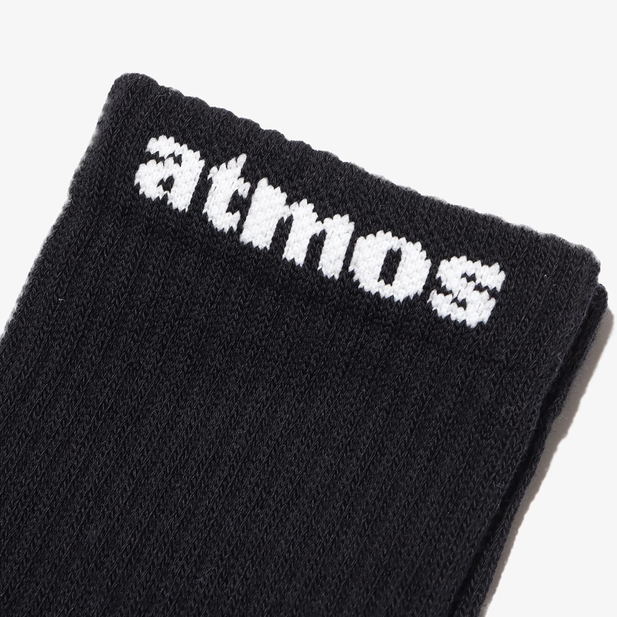 atmos SMALL JACQUARD LOGO 3P SOCKS BLACK（アトモス スモール