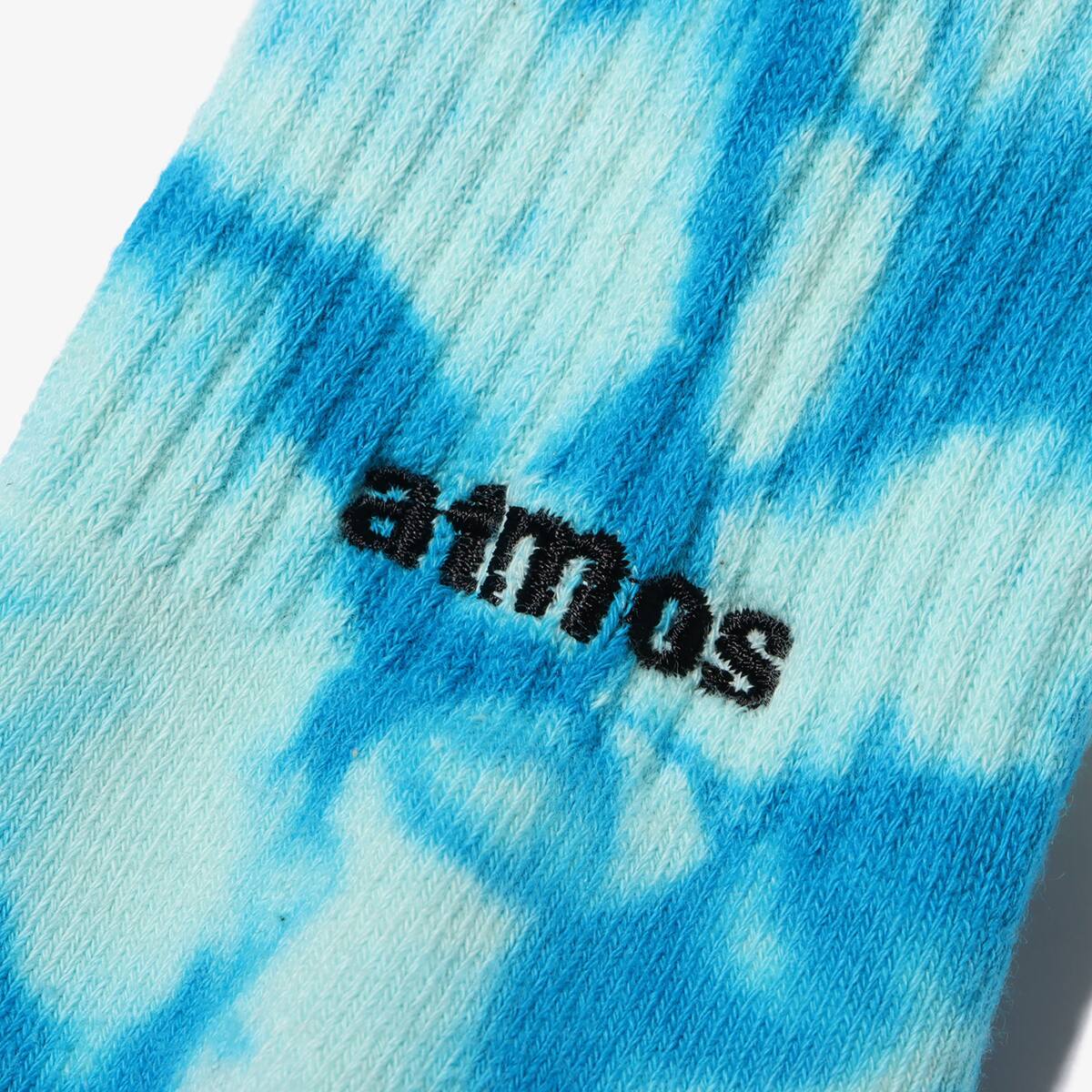 atmos TIE DYE SOCKS BLUEの画像