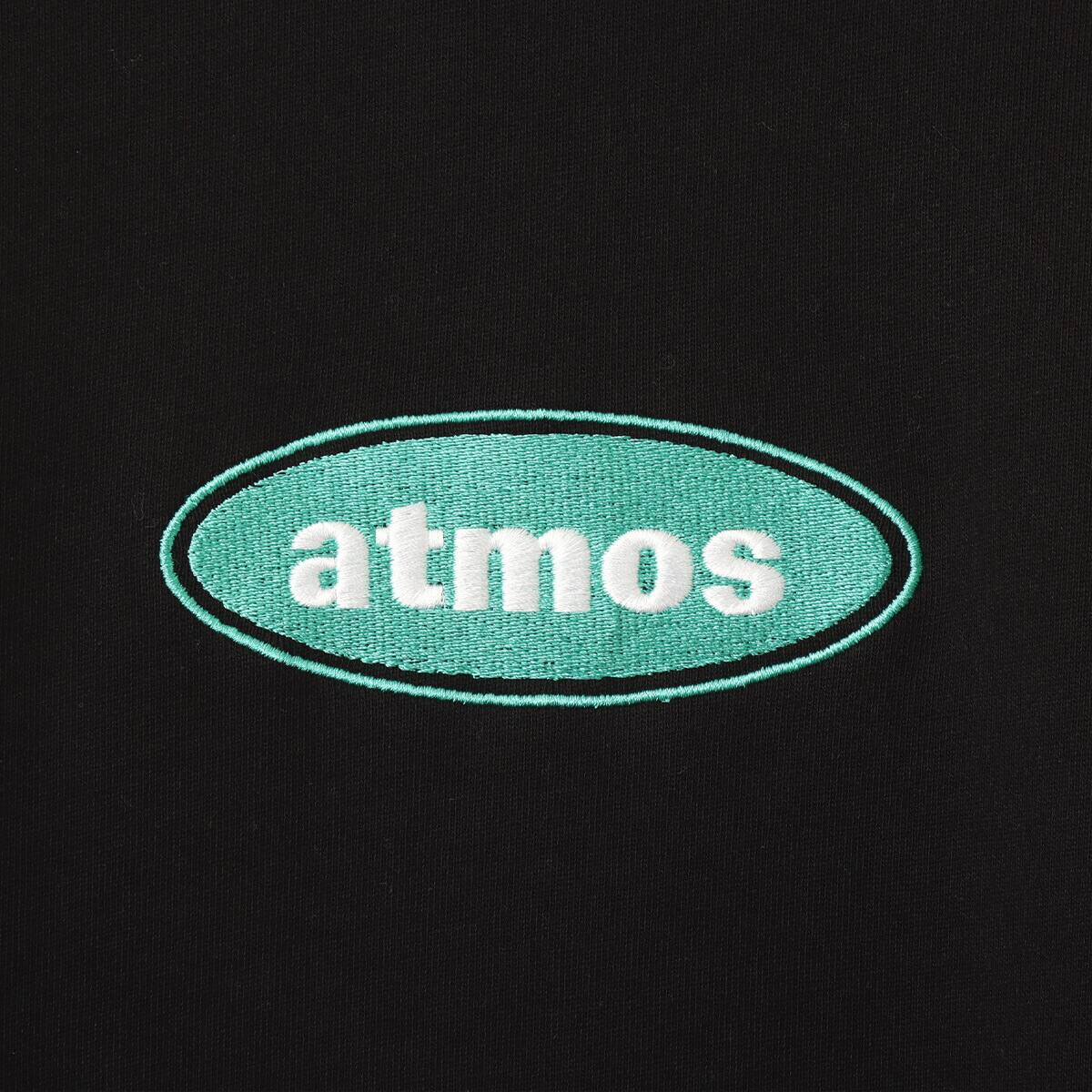 atmos Oval Logo Sweatshirt BLACKの画像
