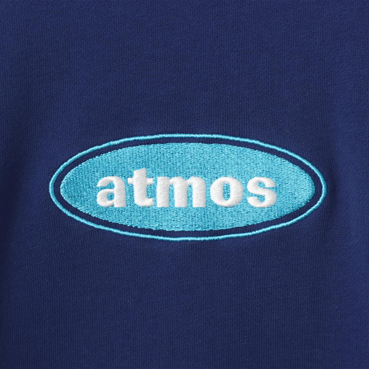 atmos Oval Logo Sweatshirt NAVYの画像