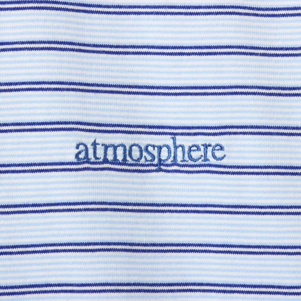 atmos Border T-shirt BLUEの画像