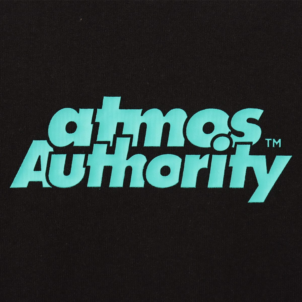 atmos Thick Rubber Print T-shirt BLACKの画像