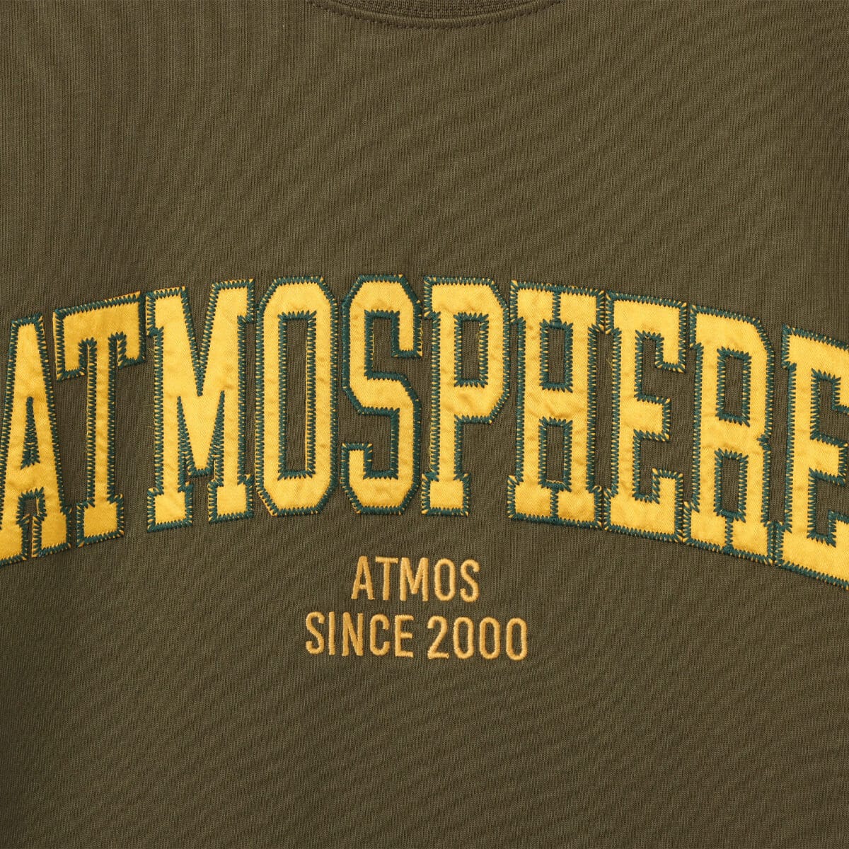 atmos college logo T-Shirts KHAKIの画像