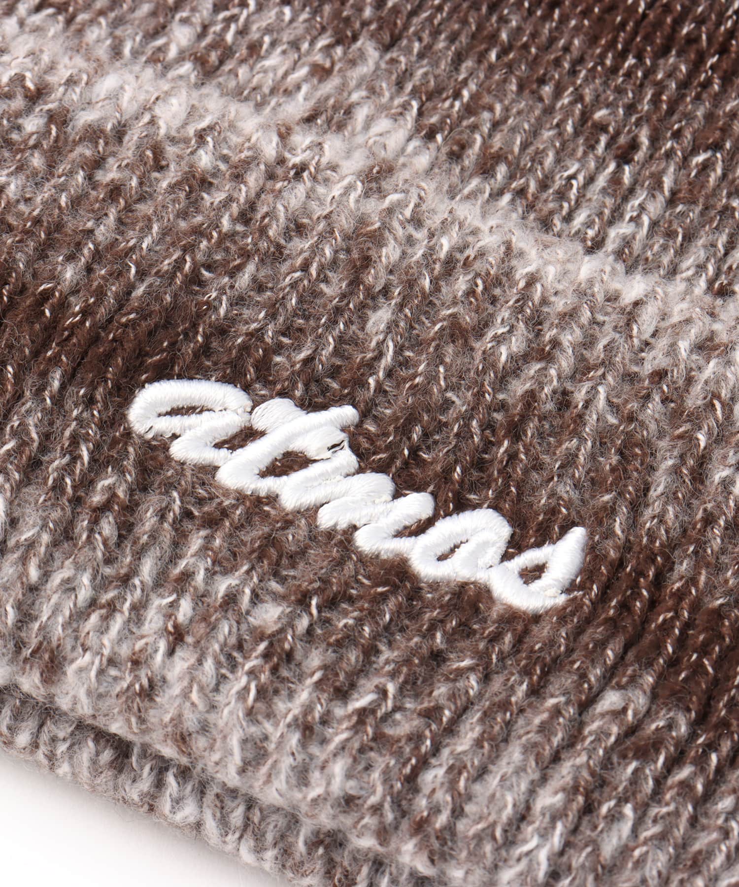 atmos Gradation Beanie BROWNの画像