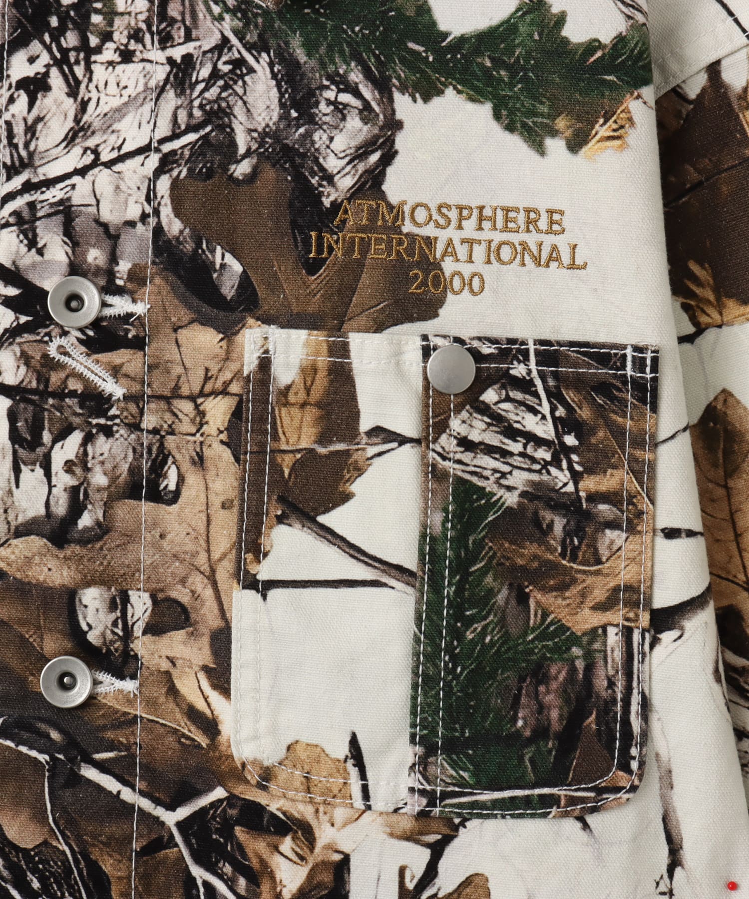 atmos Tree Camo Pattern Coverall Jacket WHITE CAMOUFLAGEの画像