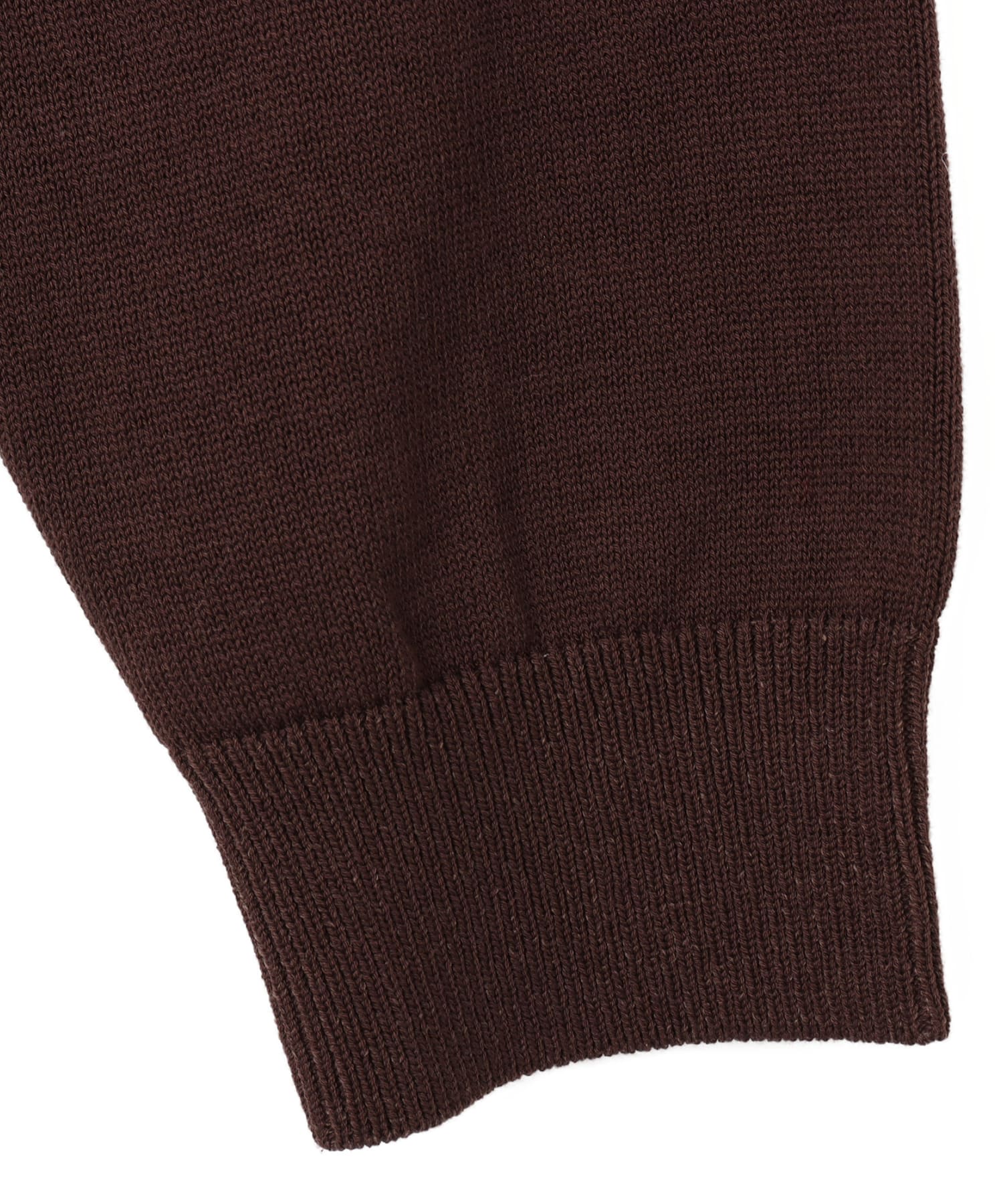 atmos Knit LS Rugby Shirt BROWNの画像