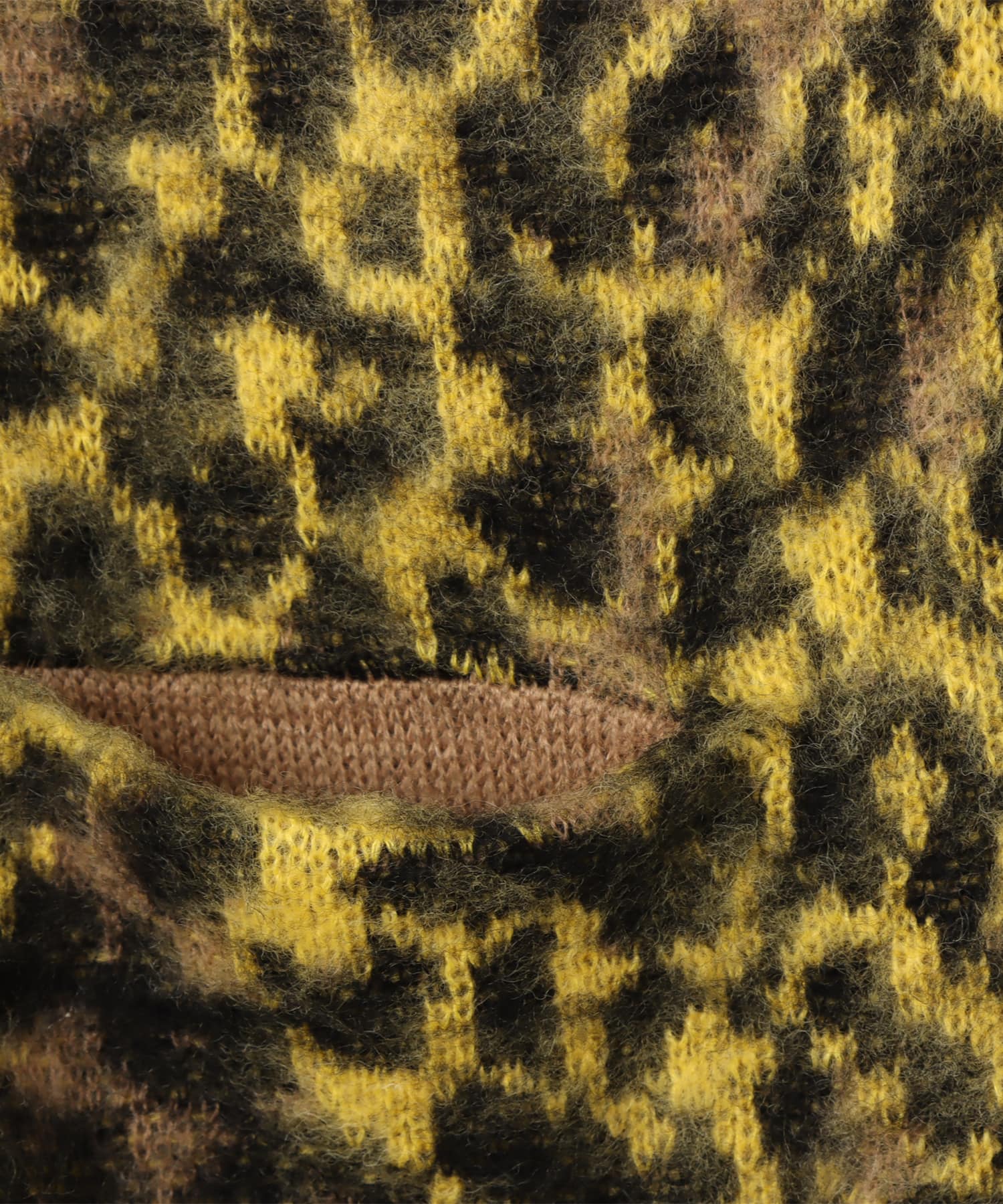 atmos Mohair Cardigan BEIGE LEOPARDの画像