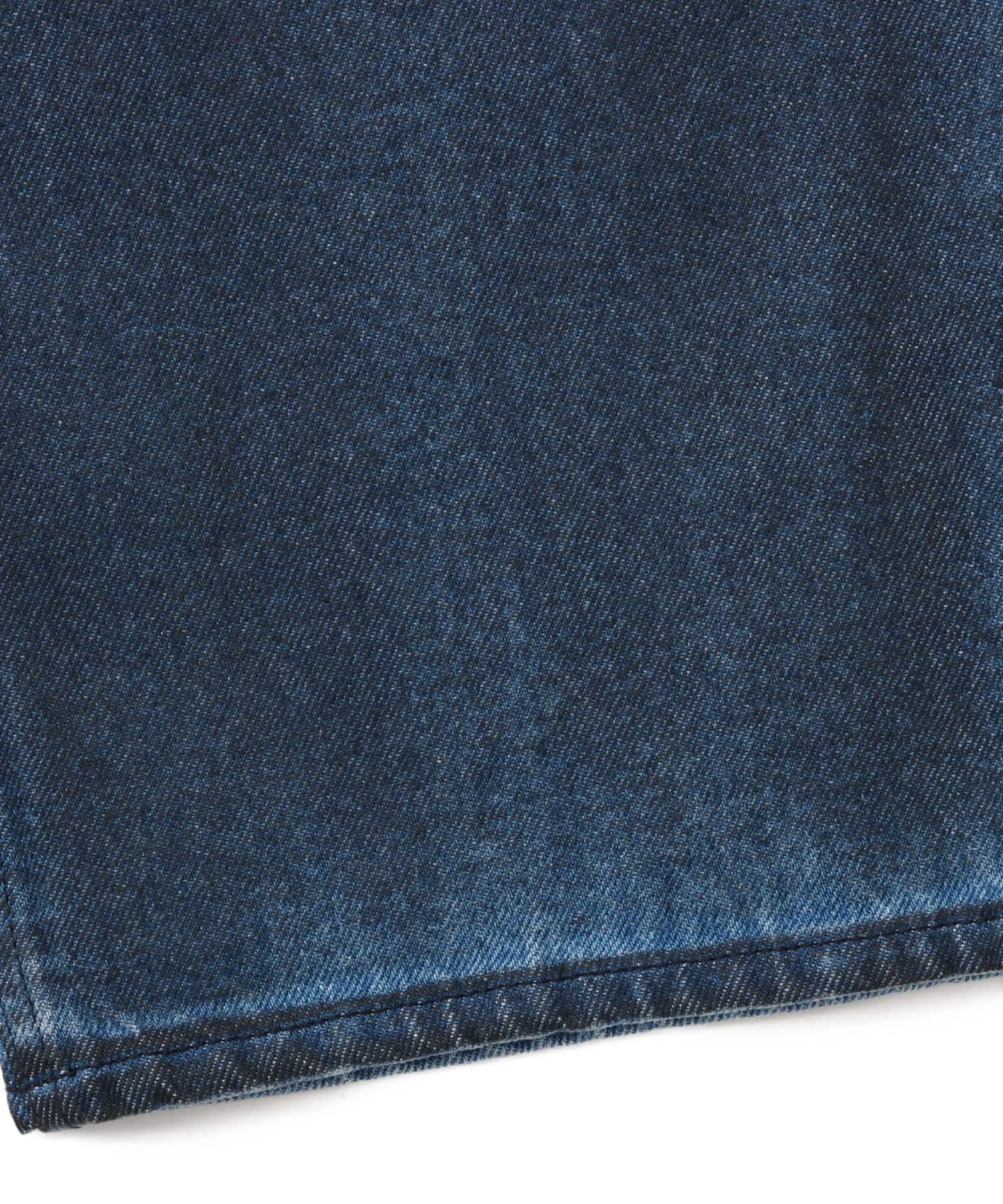 atmos Spray Print Baggy Denim Pants BLUEの画像