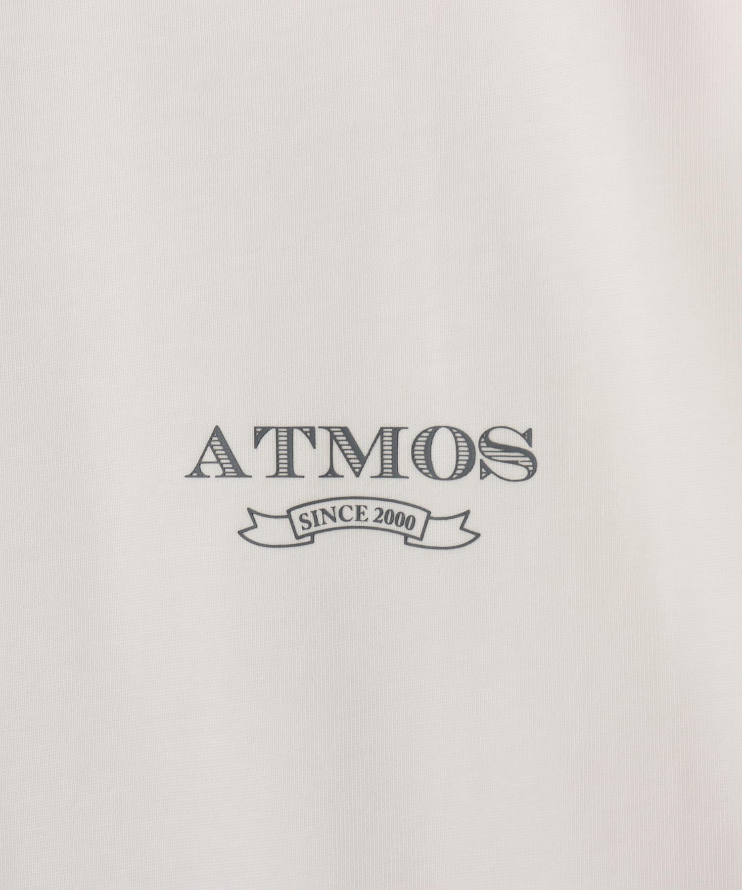 atmos Emblem Logo LS T-shirt WHITEの画像