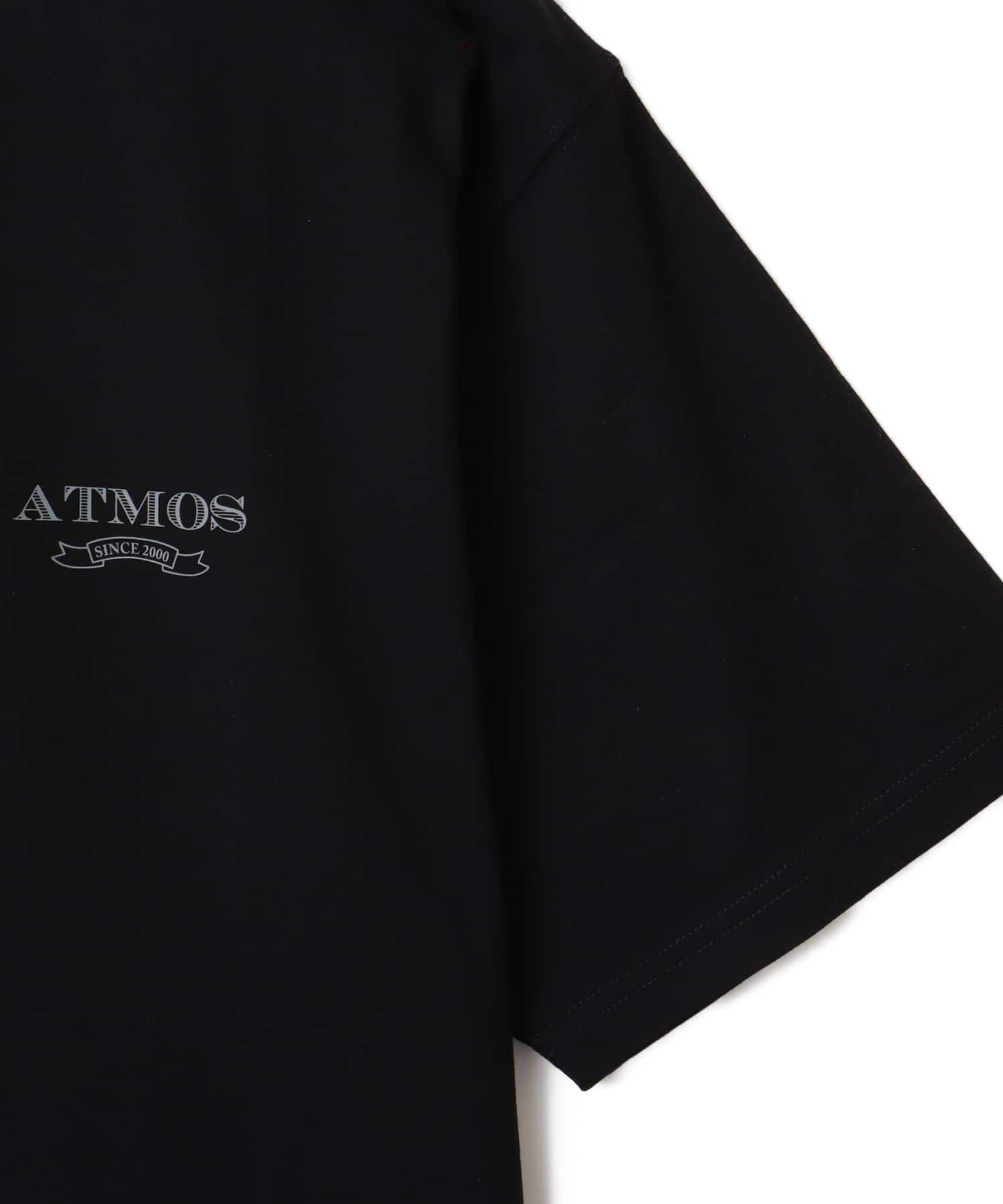 atmos Emblem Logo T-shirt BLACKの画像