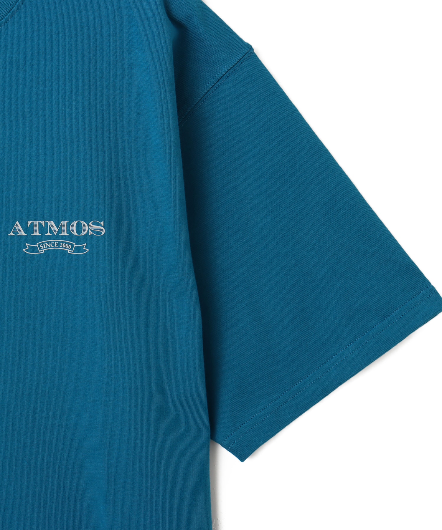 atmos Emblem Logo T-shirt BLUEの画像