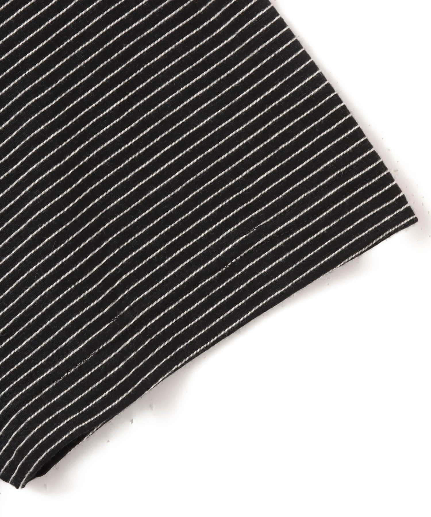 atmos Merino Wool Knit Polo Shirt BLACKの画像
