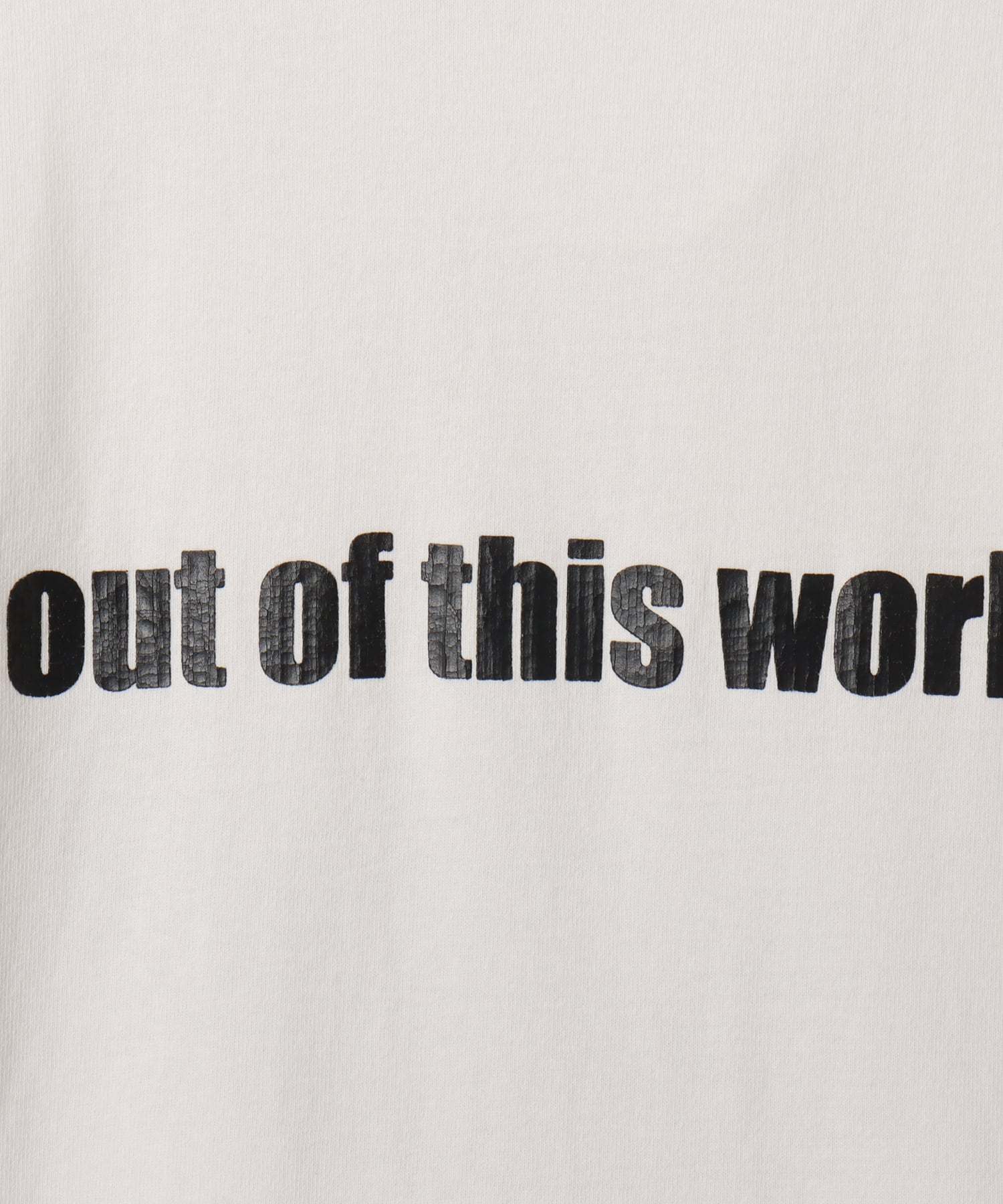 atmos ”TENKYU” Crack Print Face T-shirt 1 WHITEの画像