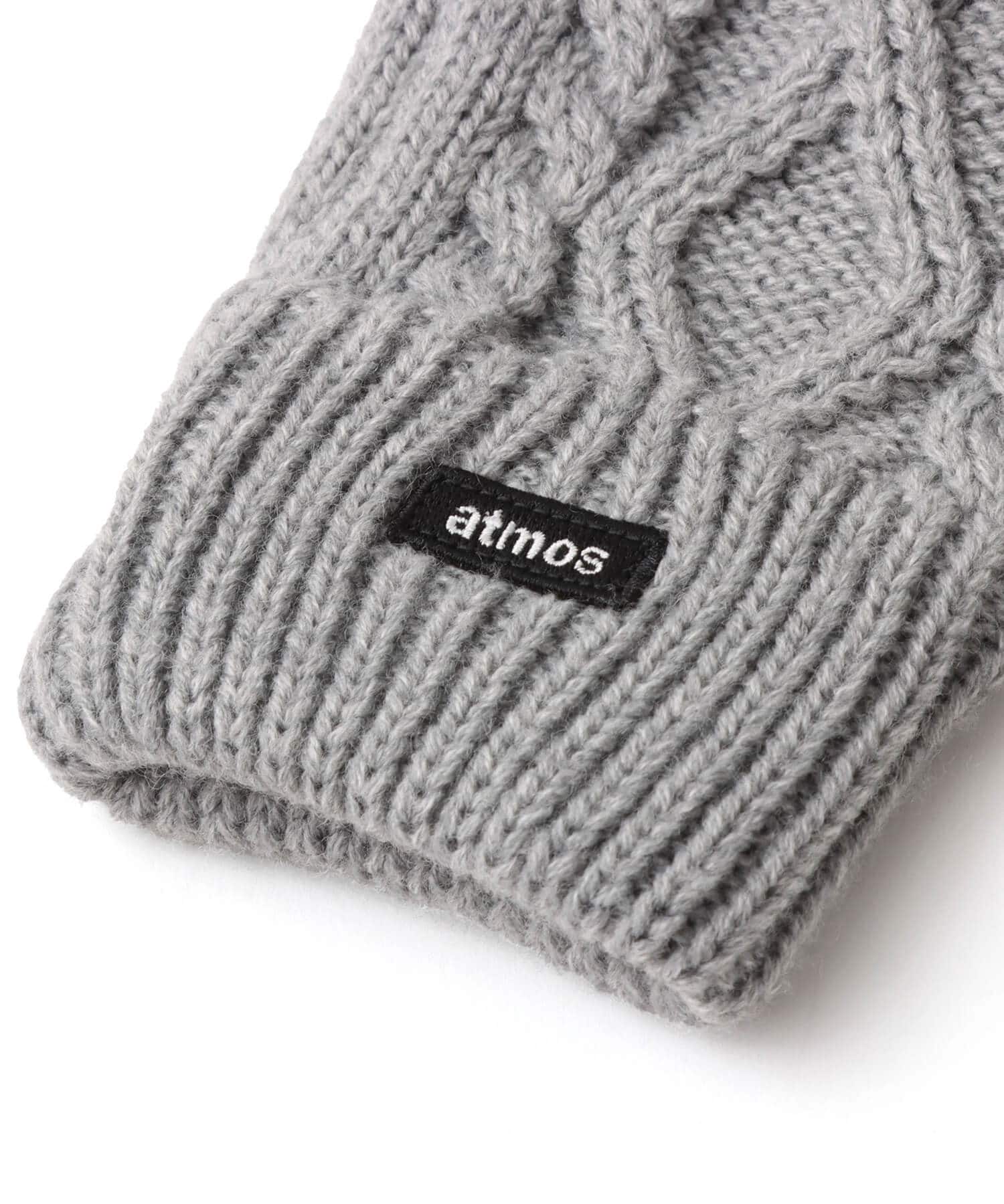 atmos Cable Knit Gloves GRAYの画像