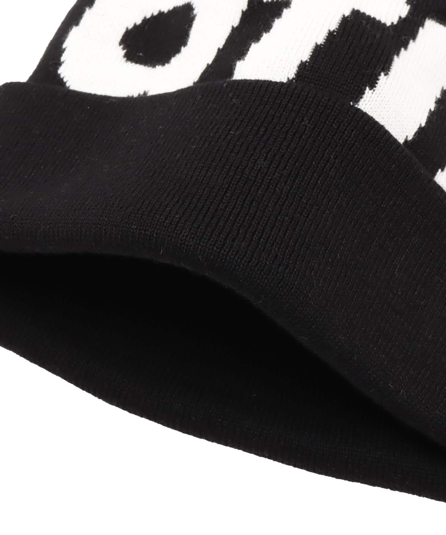 atmos LOGO Knit Cap BLACKの画像