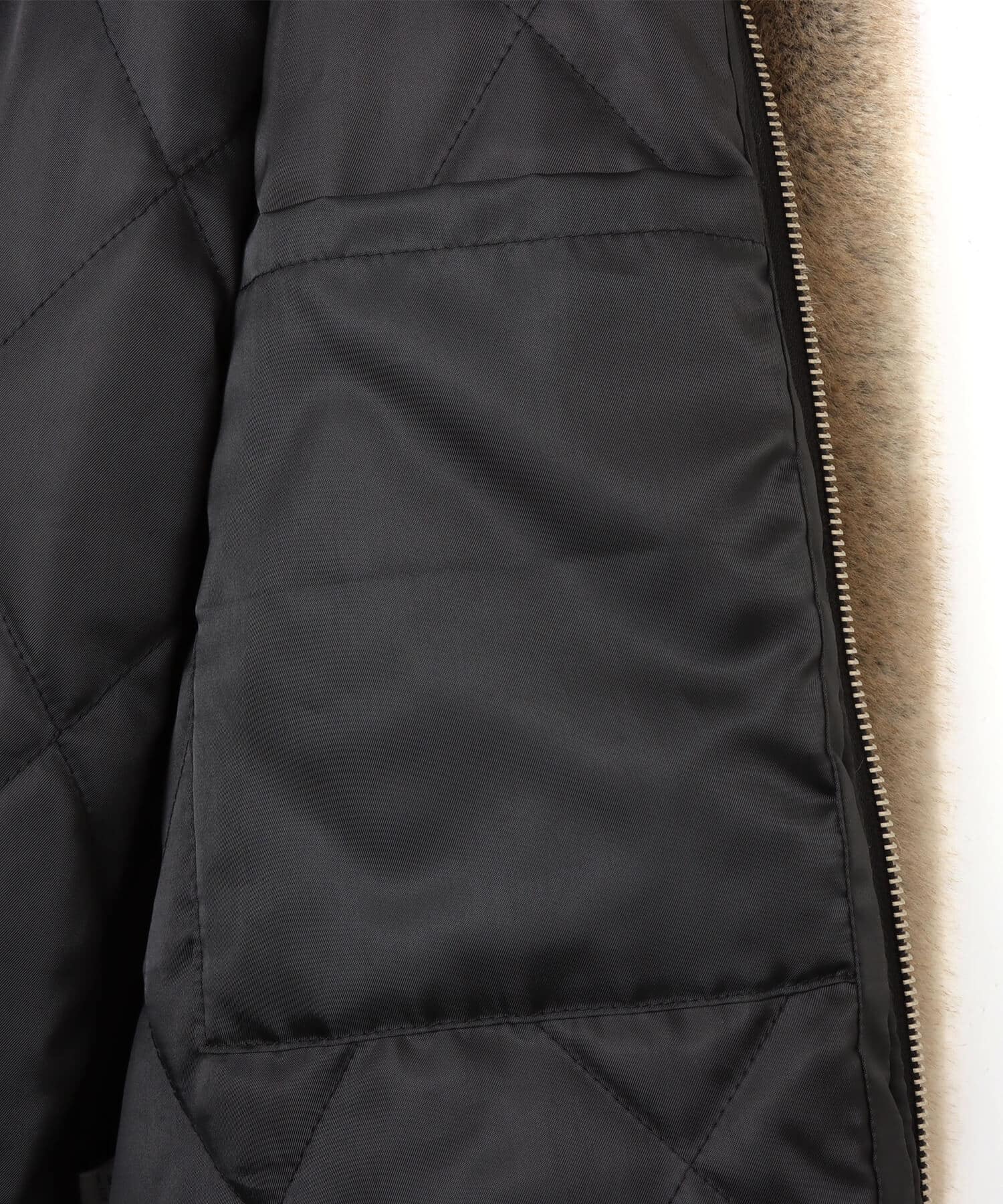 atmos Faux Fur Hoodie Jacket MULTIの画像