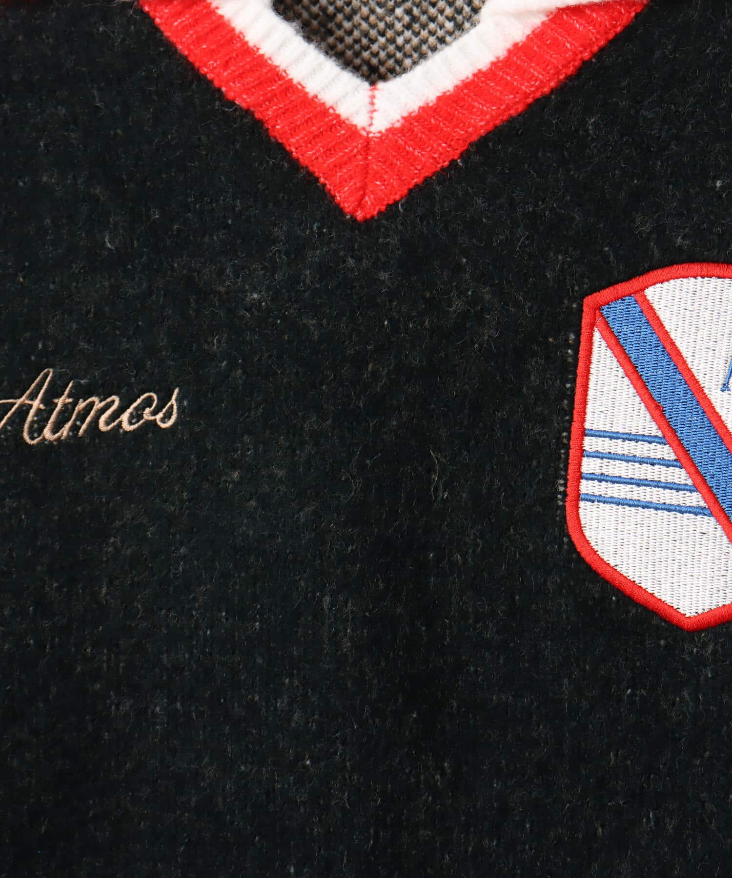 atmos Knit Soccer Polo Shirt GREENの画像