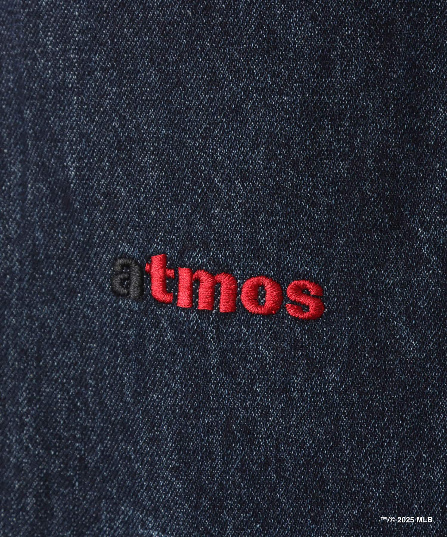 atmos x MLB All Teams Patch Denim Pants BLUEの画像