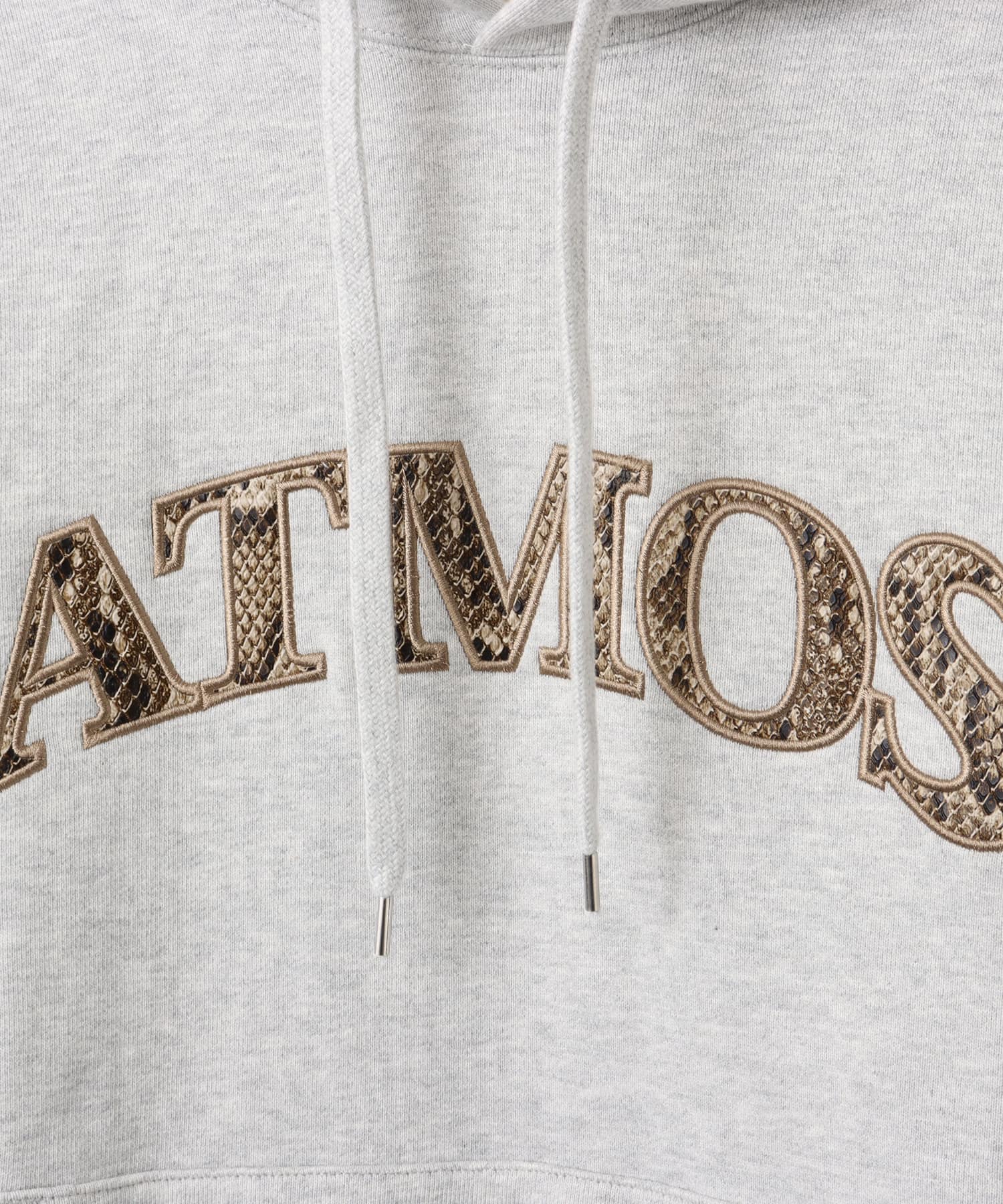 atmos Python Pattern Logo Hoodie GRAYの画像
