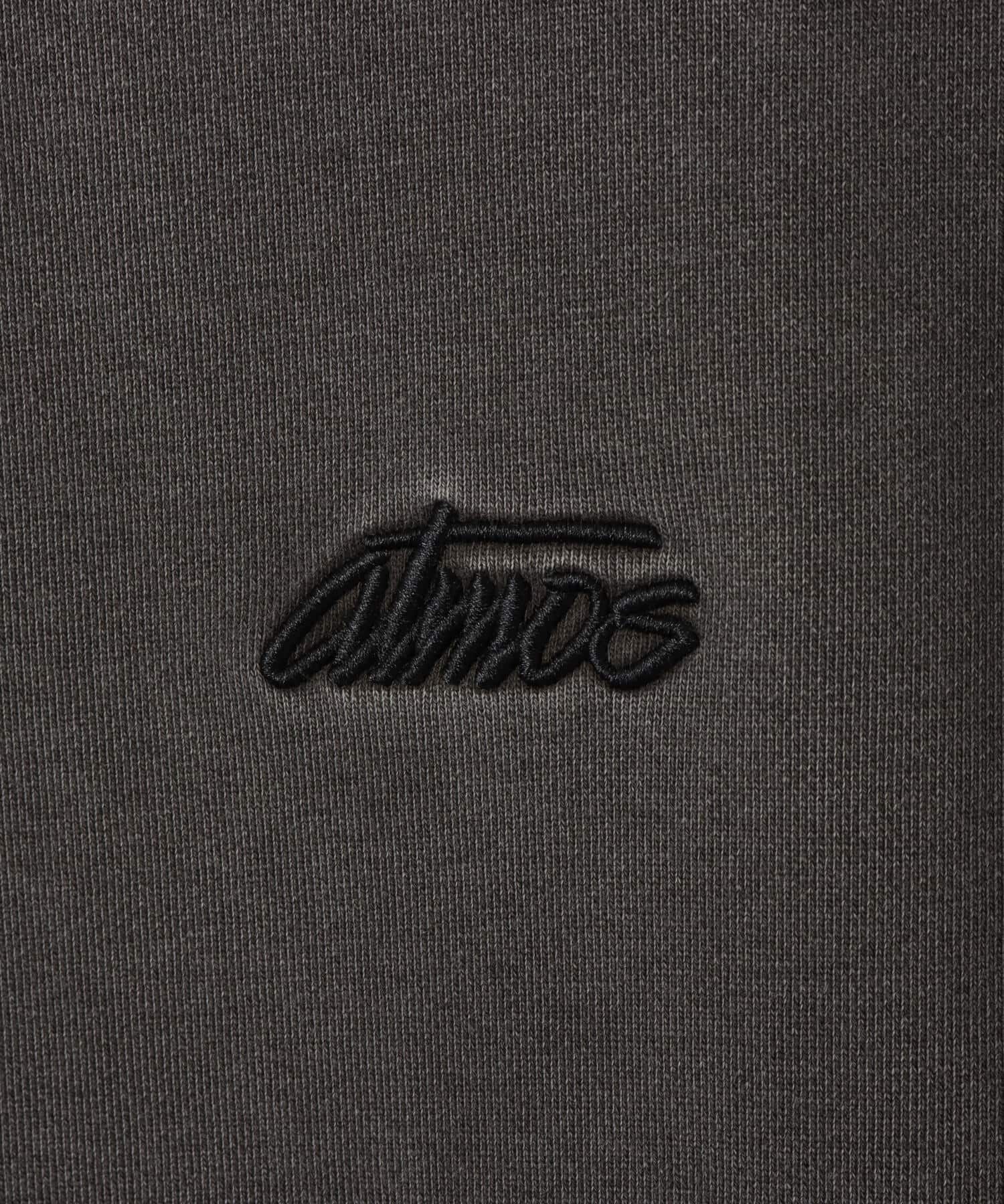 atmos Pigment Half-zip Sweatshirt BLACKの画像