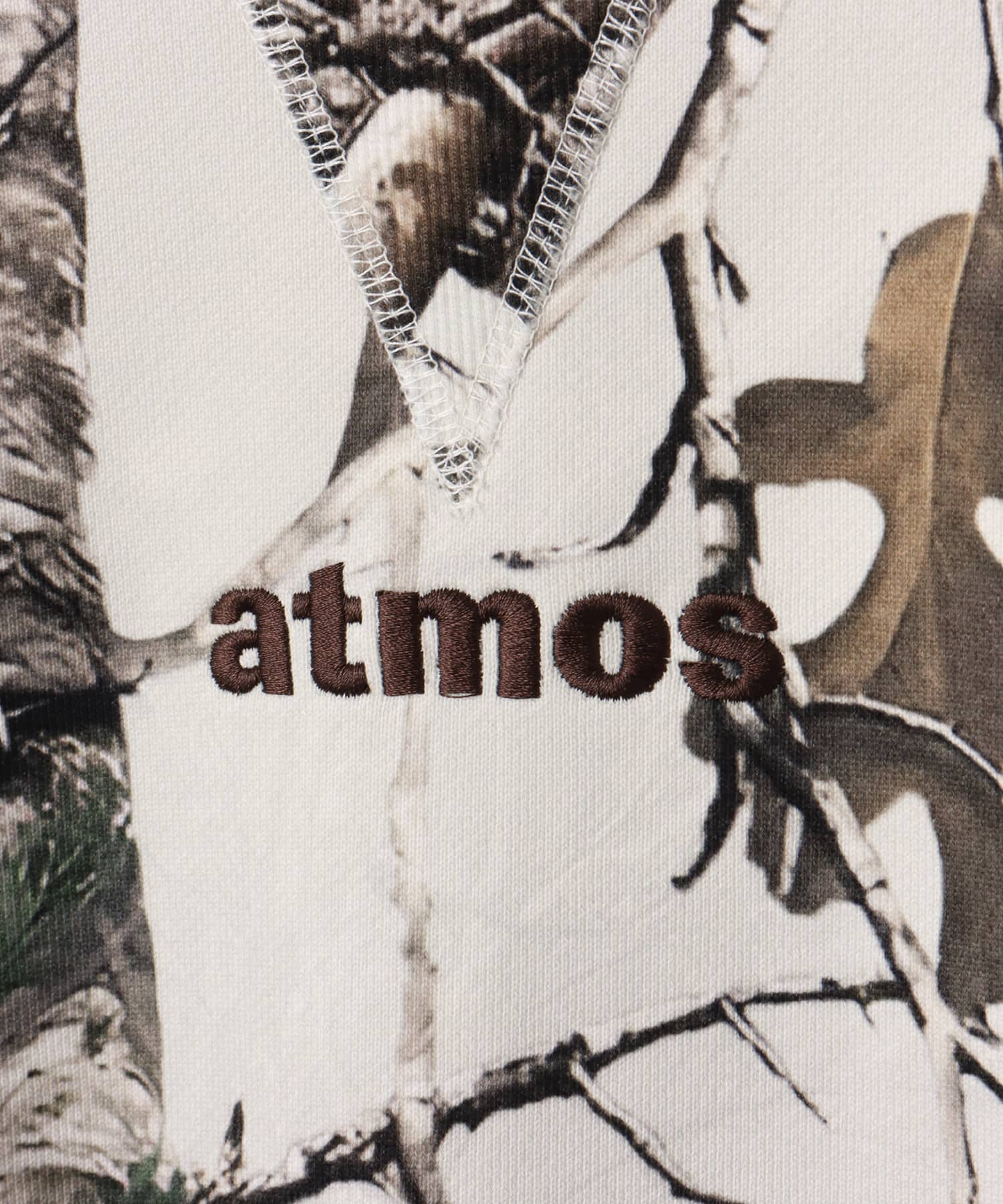 atmos Embroidery Classic Logo Crew Neck Sweatshirt BEIGE CAMOUFLAGEの画像