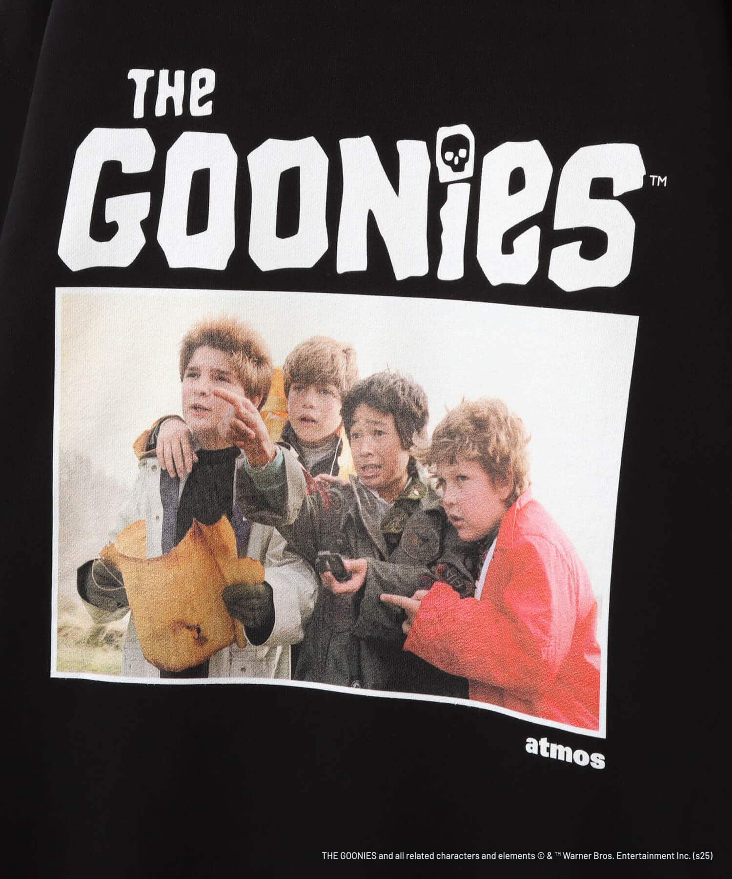 atmos x THE GOONIES Sweatshirt BLACKの画像