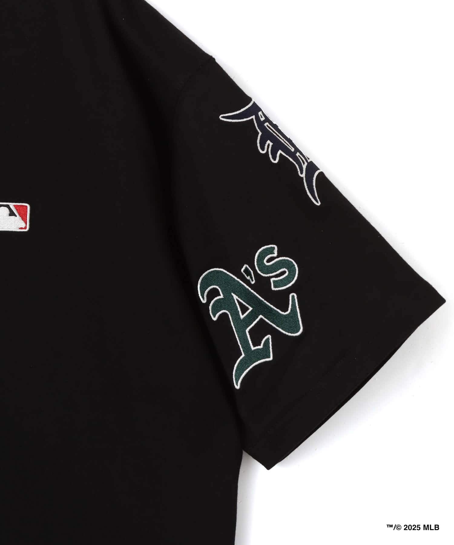 atmos x MLB All Teams Patch SS T-shirt BLACKの画像