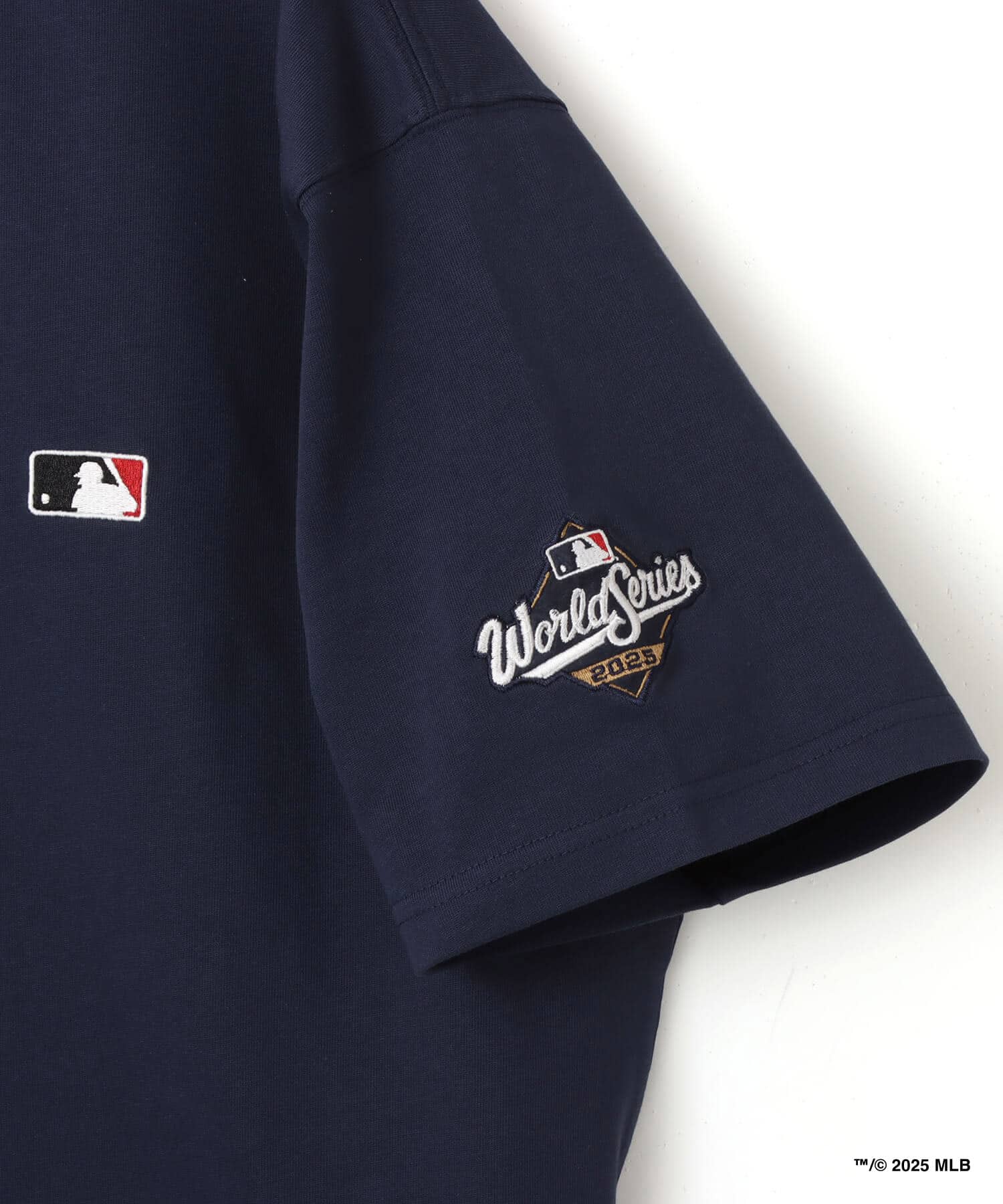 atmos x MLB SS T-shirt NAVYの画像