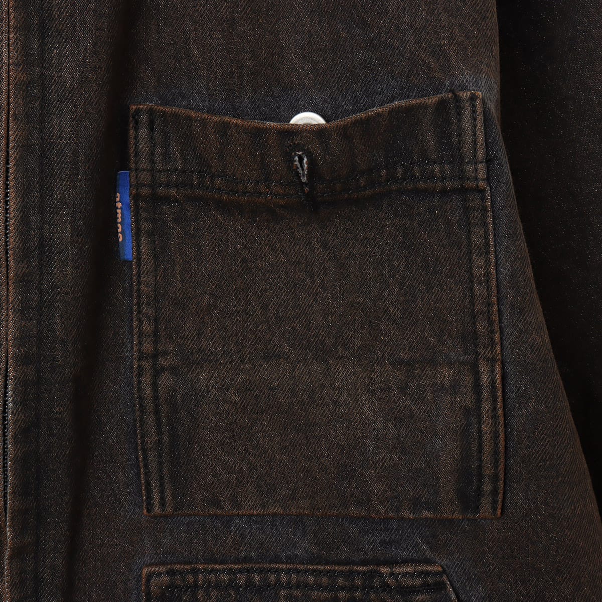 atmos Denim Worker Jacket BLACKの画像