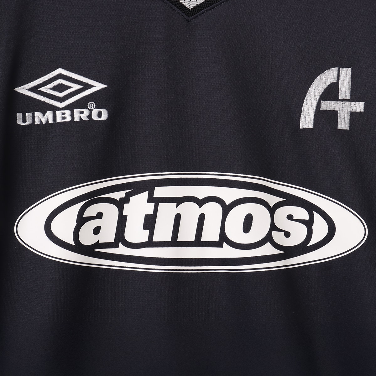 UMBRO x atmos LS Soccer Jersey BLACKの画像