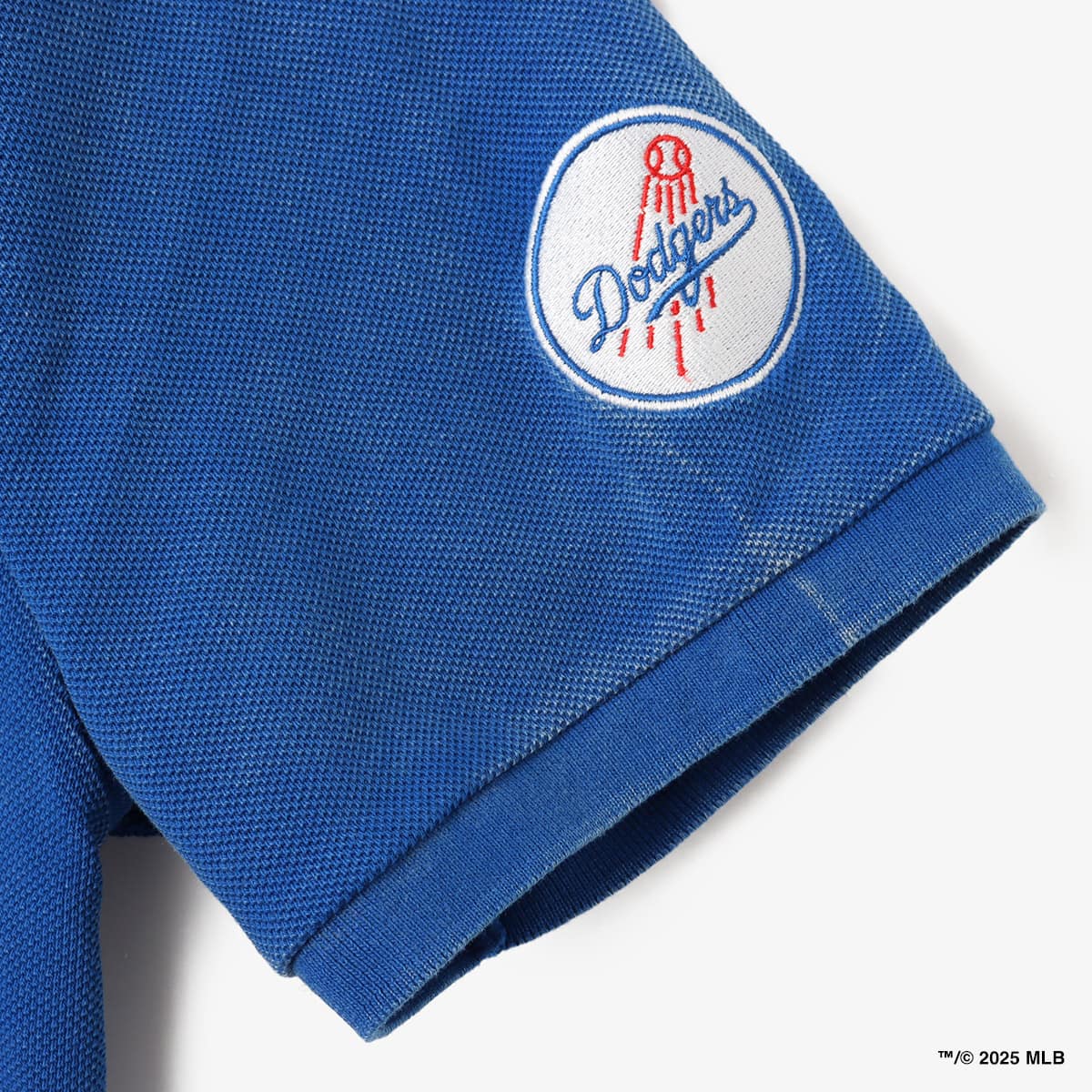 atmos MLB Fade Color Logo Polo Shirt BLUEの画像