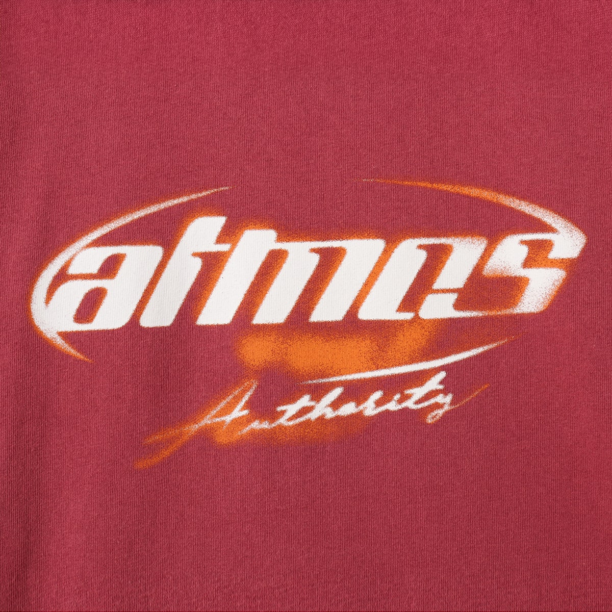 atmos Spray Logo T-shirt REDの画像